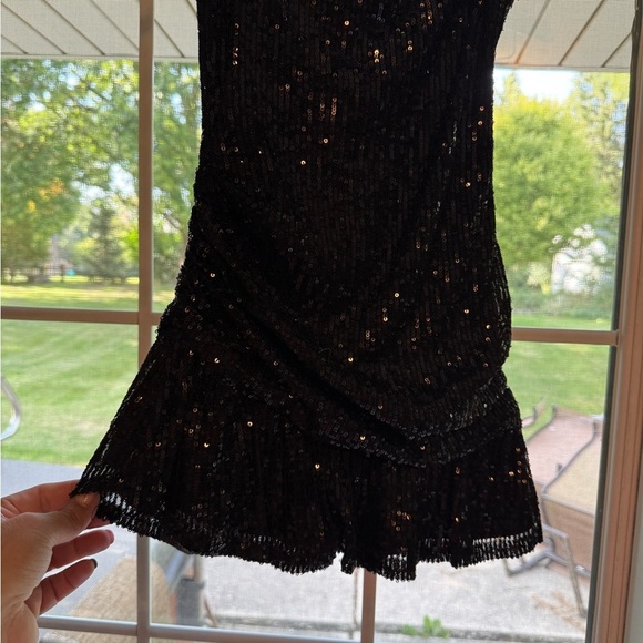 Katie J NYC Black Sequin dress - Picture 7 of 8